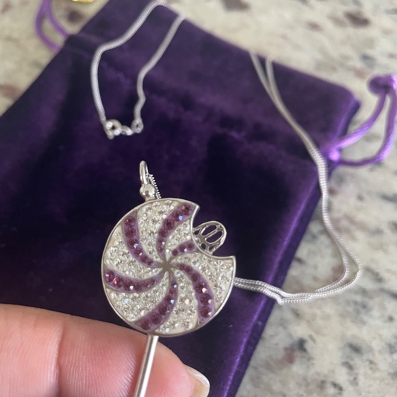 SIMONE I SMITH Sweet Touch Of Hope Purple Platinum Sterling Peppermint L… - Picture 3 of 6